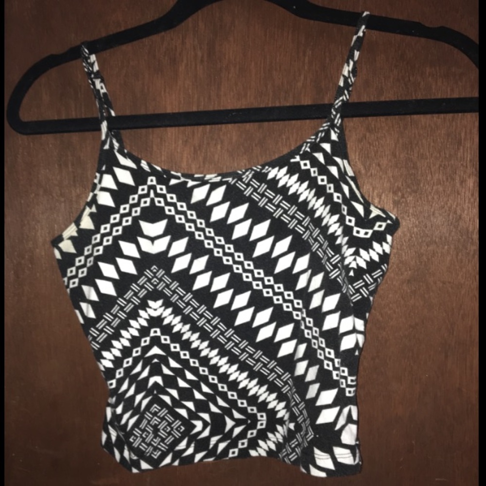 Patterned crop top